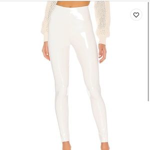 Never worn patent leggings